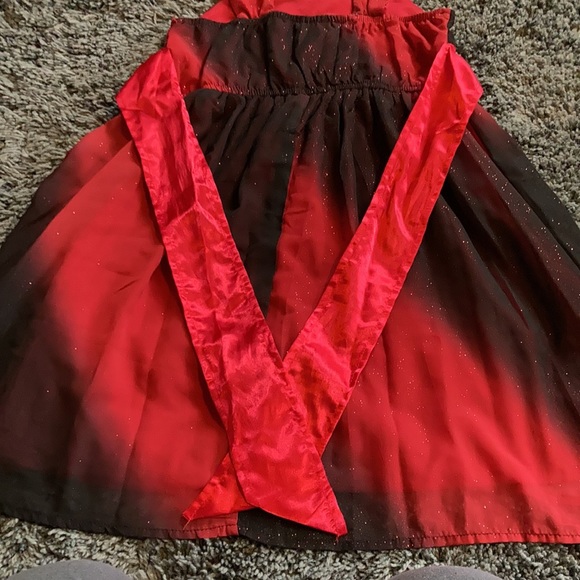 Holiday Editions Red and Black Glitter Dress 10/12 - Picture 9 of 9